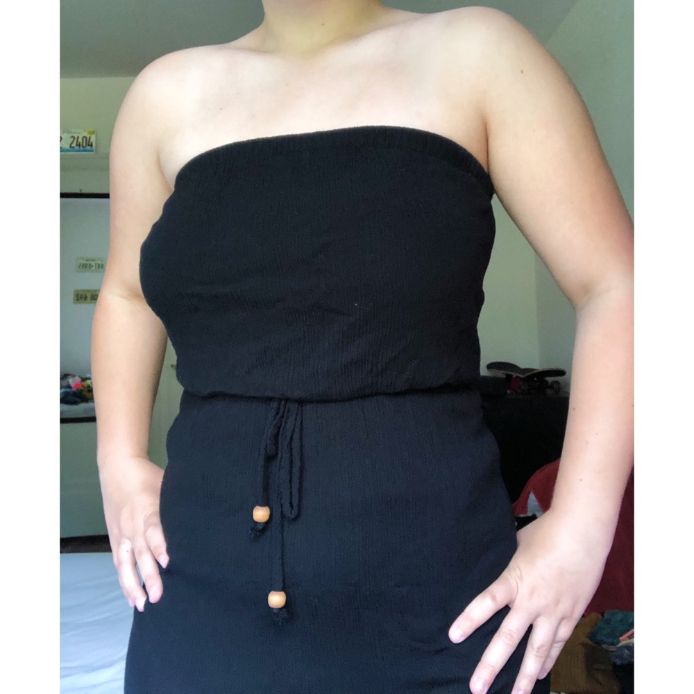 Long strapless dress from socialite